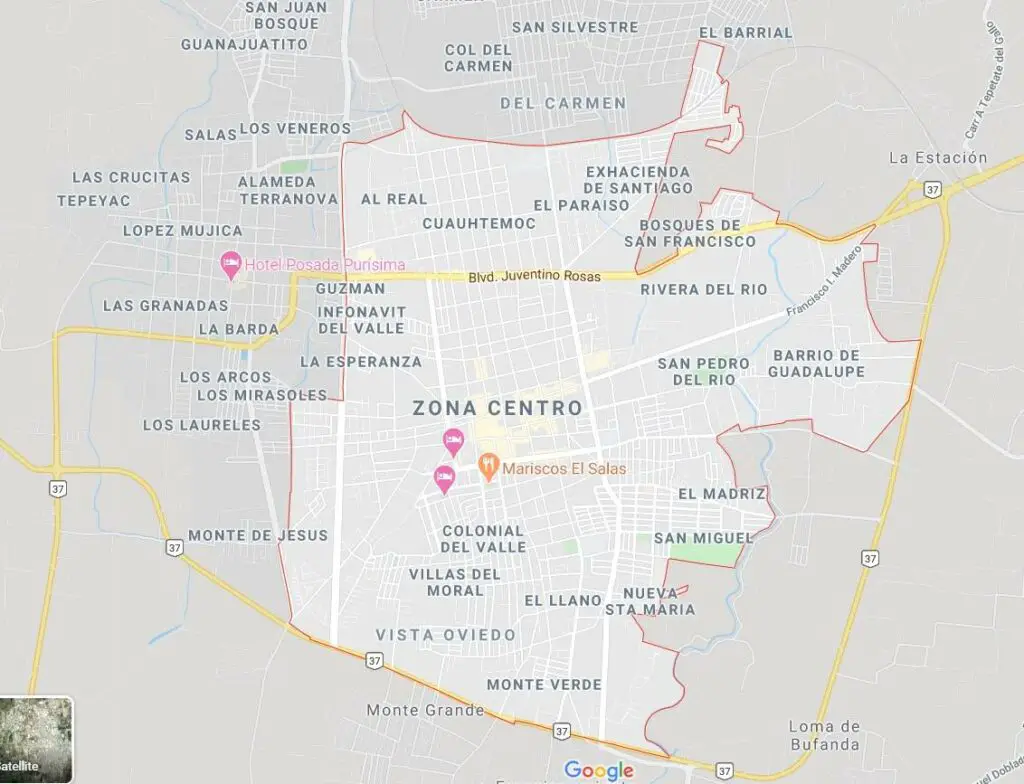 Mapa-de-San-Francisco-del-Rincón-Guanajuato