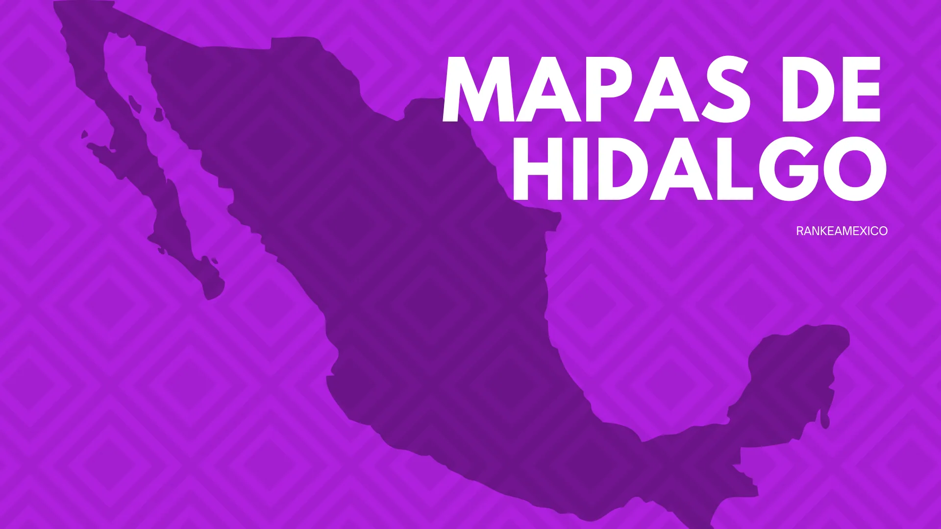 Mapas de Hidalgo - a color blanco y negro para imprimir