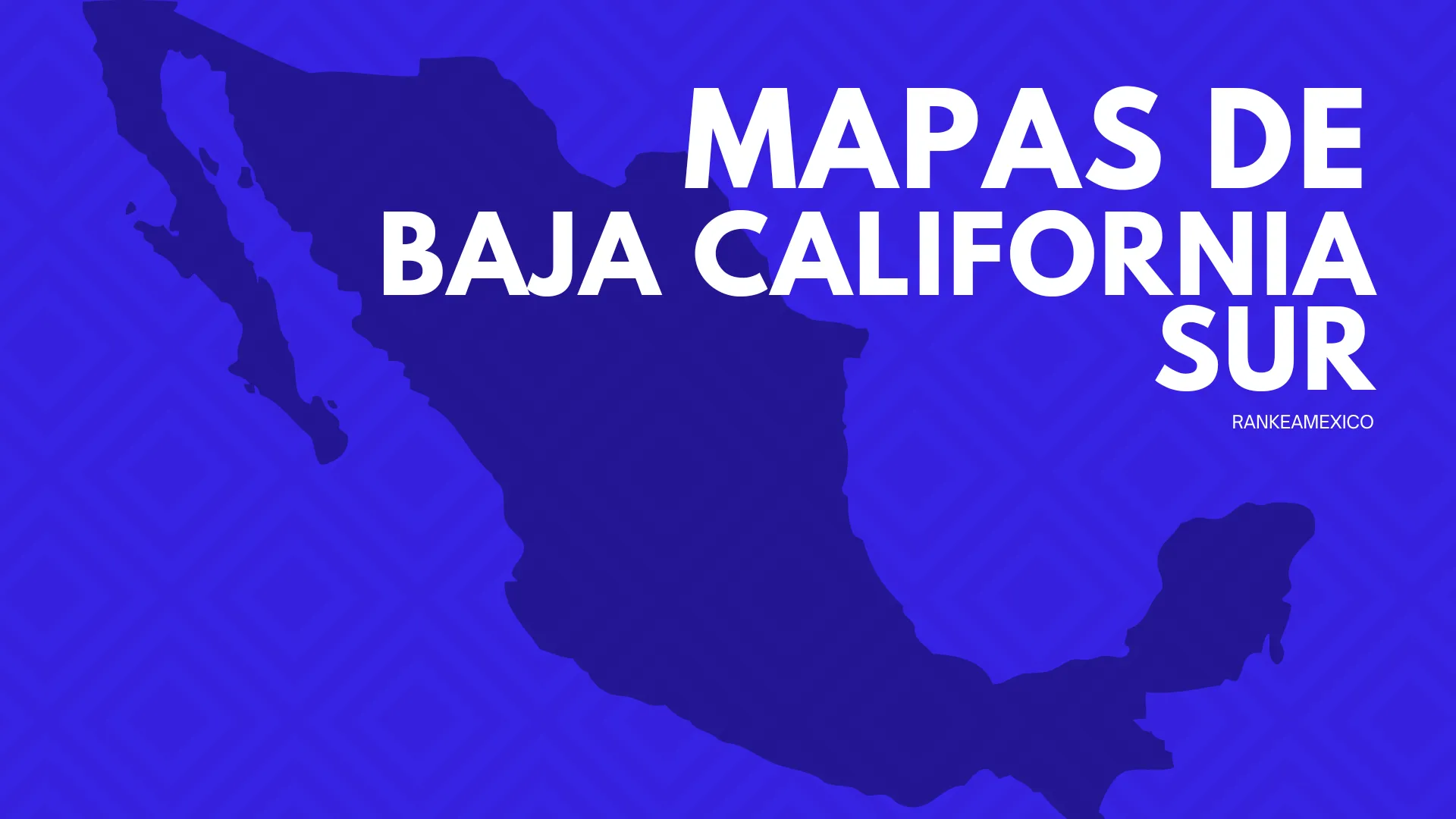 Mapas de Baja California Sur - a color blanco y negro para imprimir