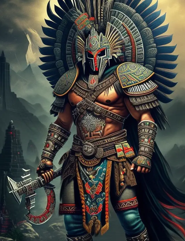 Huitzilopochtli-Dios-del-sol-Dioses y diosas aztecas