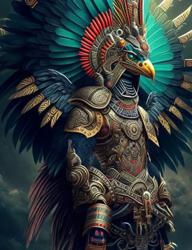 Quetzalcoatl-La-serpiente-emplumada-Dioses y diosas aztecas